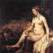 REMBRANDT Harmenszoon van Rijn Bathsheba at Her Bath f oil painting